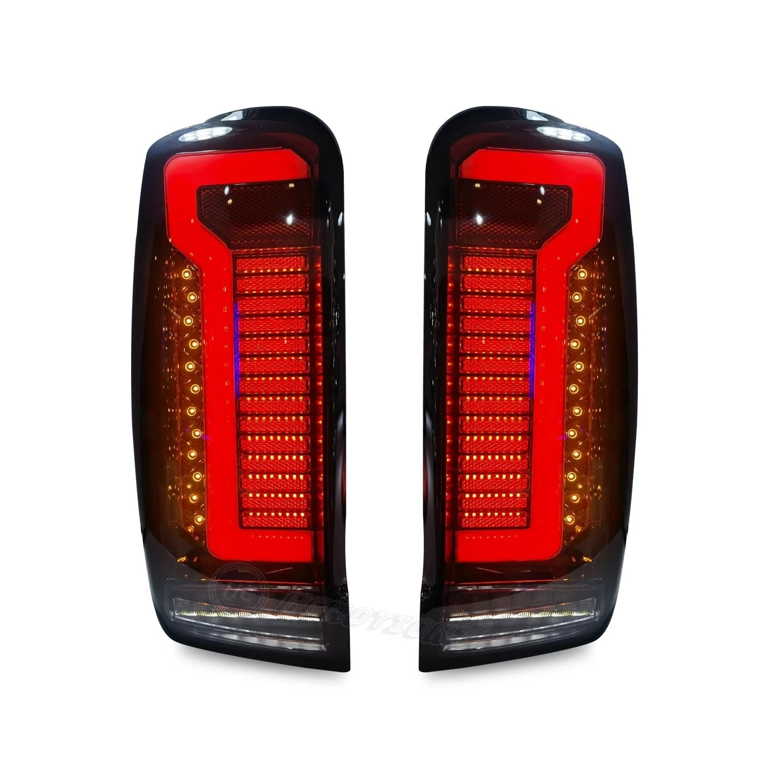 HCMOTIONZ Lighting System L200 Car Back Lamps Assembly DRL 2019-2023 LED Tail Lights for Mitsubishi Triton