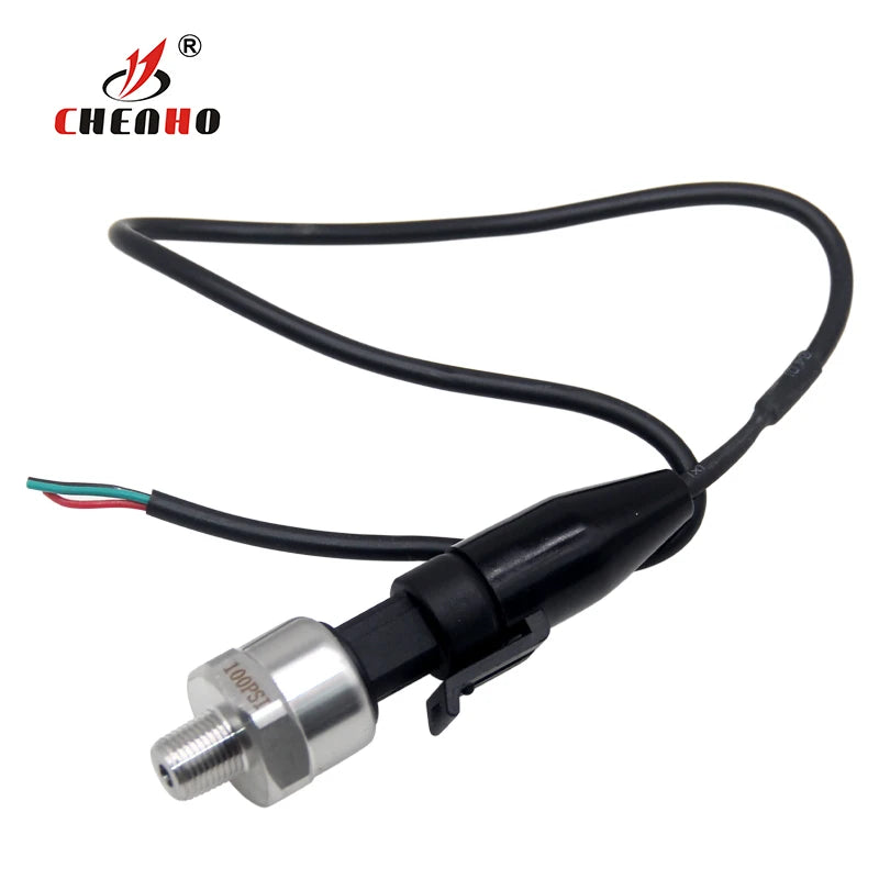 UNIVERSAL 5V 1/8 NPT PRESSURE TRANSDUCER SENDER 30/100/150/200/300/500/1000 PSI OIL FUEL AIR WATER W/ CONNECTOR