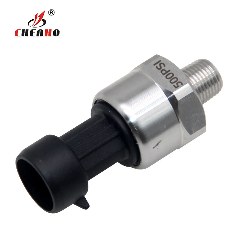 UNIVERSAL 5V 1/8 NPT PRESSURE TRANSDUCER SENDER 30/100/150/200/300/500/1000 PSI OIL FUEL AIR WATER W/ CONNECTOR